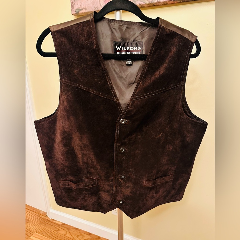 Wilson Leather Brown Vest